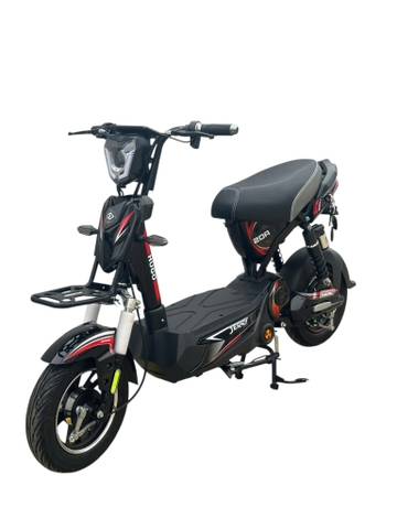 Xe đạp điện Hugo Jerry 20A màu đen tem đỏ