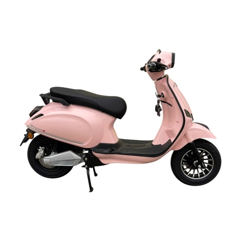 Xe máy điện Hugo Elegant X màu hồng