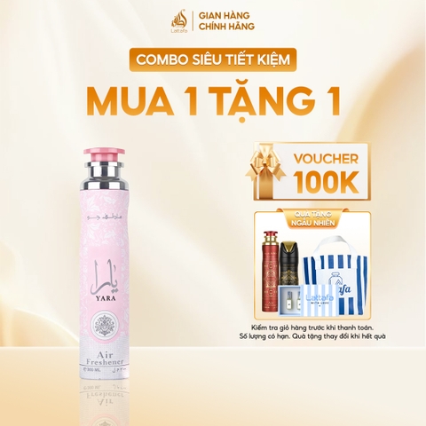 Lattafa xịt thơm phòng Yara