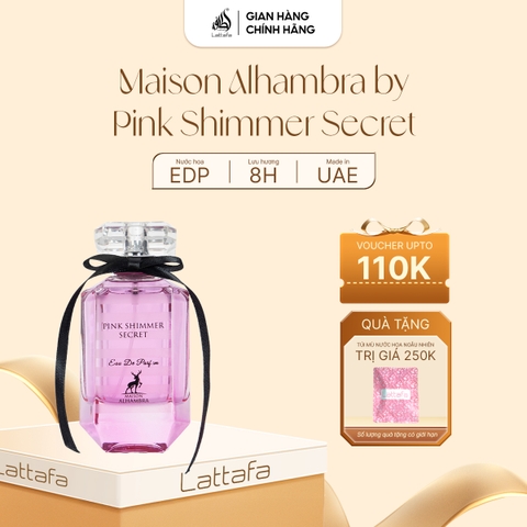Maison Alhambra by Lattafa Pink Shimmer Secret