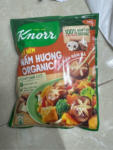 Knor Hạt Nêm Nấm Hương Organic 380g