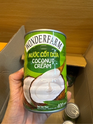 Nước cốt dừa Wonderfarm 400ml