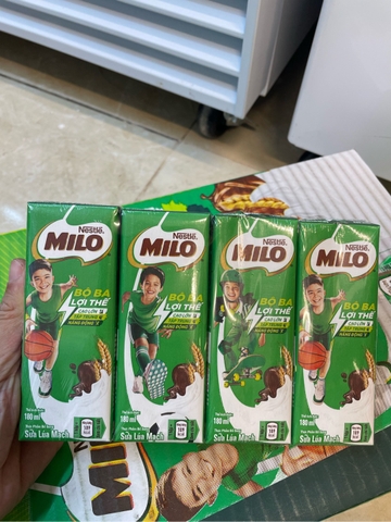 Sữa Milo bộ 3 lợi thế 180ml