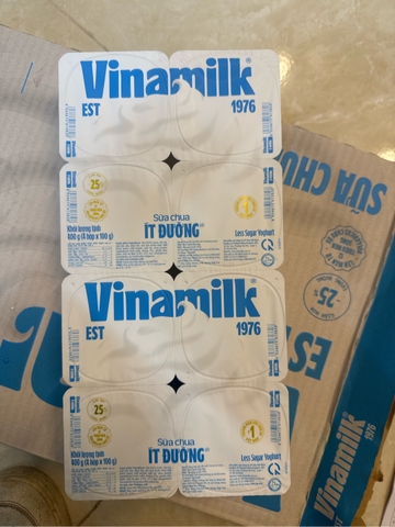 Sữa chua Vinamilk ít đường