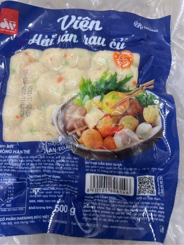 Viên hải sản rau củ 500g/túi