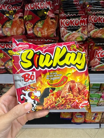 Mì Siukay hương vị Bò 127g