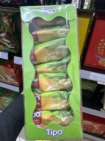 Bánh Tipo cuộn vị Cốm 360g