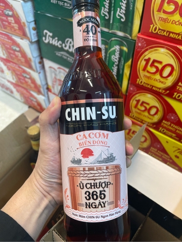 Nước mắm Chinsu cá cơm Biển Đông 40 700ml