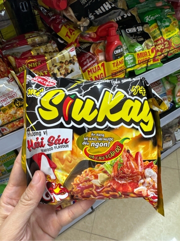Mì Siukay hương vị Hải sản 128g