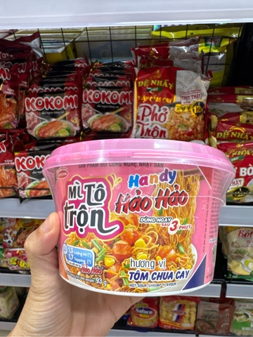 Mỳ tô trộn Hảo Hảo vị Tôm chua cay 93g