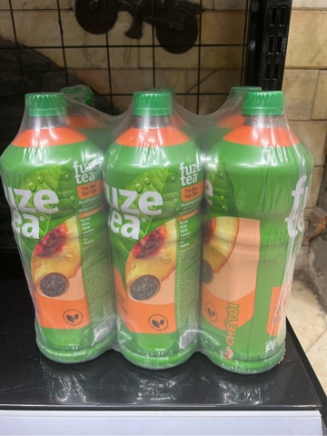 Trà đào hạt chia 1L