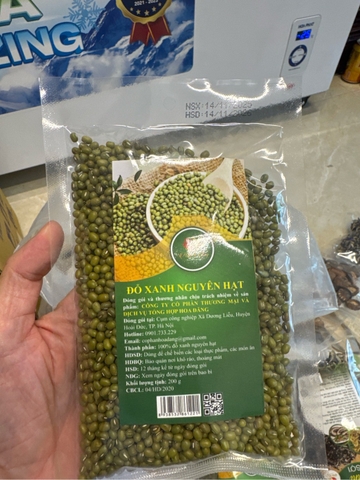Đỗ xanh nguyên hạt 200G