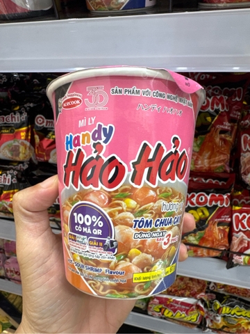 Mỳ ly Hảo Hảo Tôm chua cay 67g