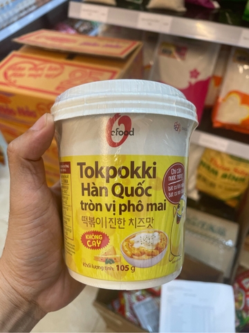 Tokpokki Hàn Quốc vị tròn phô mai 105g