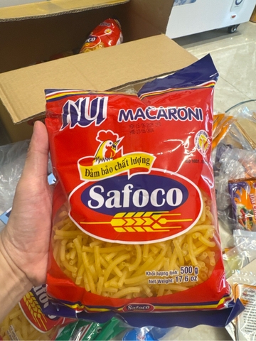 Nui ống Safoco 500G