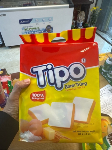 Bánh Tipo trứng tươi 220g