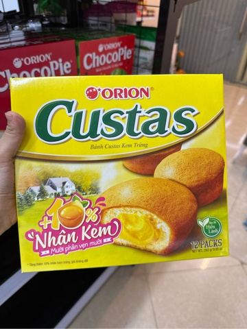 Custard nhân kem trứng 12P