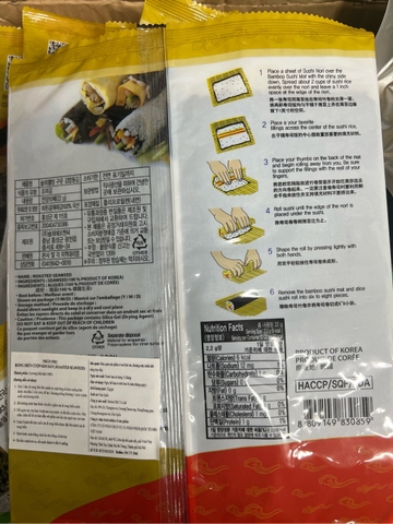 Rong biển cuộn kimbap 22gr