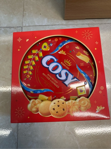 Bánh quy bơ TC choco hộp sắt 390g