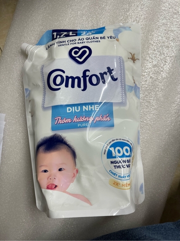 COMFORT NX mềm vải thơm hương phấn 1,7L