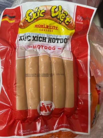 Xúc xích hotdog 200g/túi