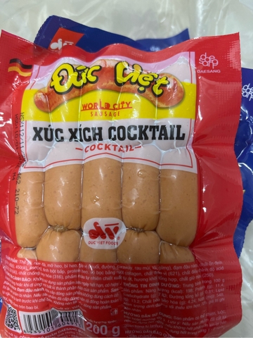 Xúc xích Cocktail 200g/túi