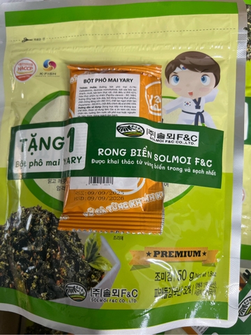 Rong biển vụn ăn liền trộn rau củ 50gr