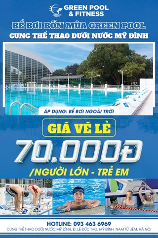 Vé Lẻ Cung Thể Thao Dưới Nước Mỹ Đình