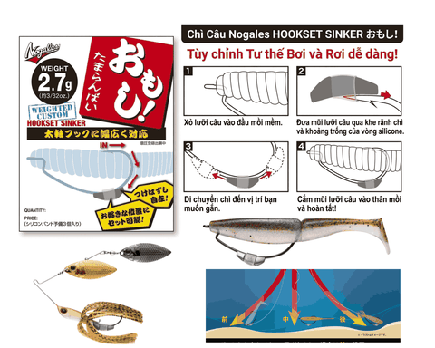 VARIVAS OMOSHI HOOKSET SINKER