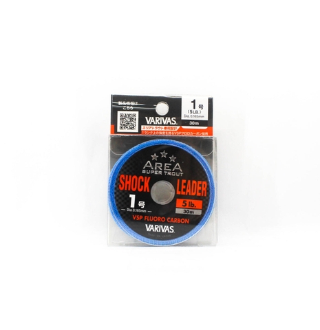 VARIVAS FLUOROCARBON SUPER TROUT AREA SHOCK LEADER LINE 30M