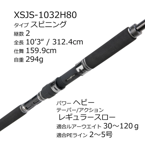 Abu Garcia Salty Stage XSJS-1032H80