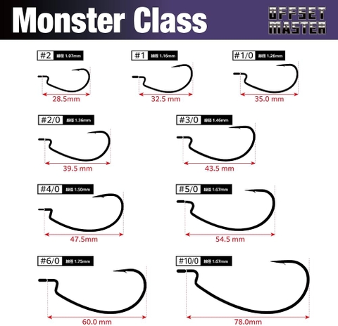 VARIVAS OFFSET MASTER HOOK MONSTER CLASS 