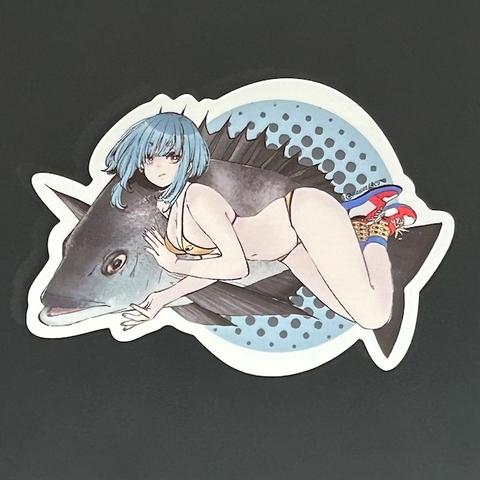 BJ-LIKE PRODUCT Fish Art Sticker Mini 　