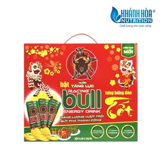 Hộp Quà TẾT Nước Tăng Lực Racing Bull - Hộp 6 lon x 240ml