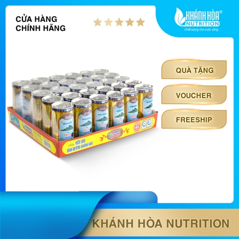 Nước Yến Sào 5% Khánh Hòa NutriFoods - Khay 30 lon x 190ml - Có Đường