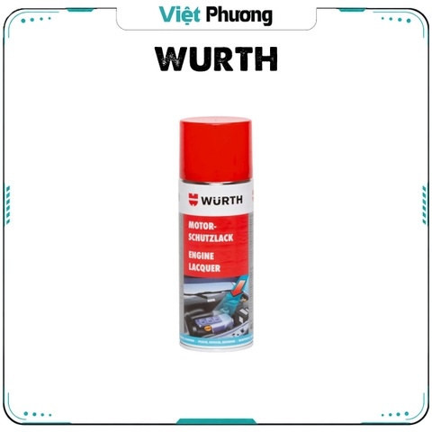 Chai Xịt Phục Hồi và Bảo Vệ Khoang Máy Ô Tô Wurth Engine Protective Lacquer 400ml Nhập Khẩu Chính Hãng CHLB Đức