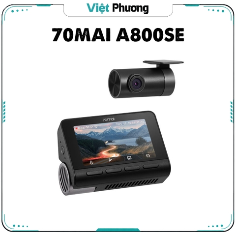 Camera Hành Trình 70mai A800SE Ghi Hình 2 Kênh Trước Sau Chất Lượng 4K UHD HDR (Bản Quốc Tế 2025)