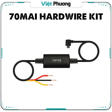 Bộ Dây Nguồn Hardwire Kit Cấp Điện Trực Tiếp Cho Camera Hành Trình 70mai (A500S, A800S, M300, M500,...)
