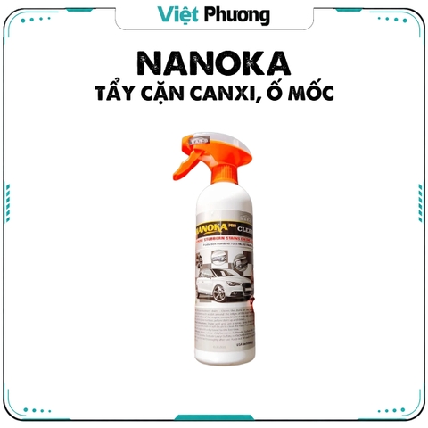 Nanoka Pro Clean Dung Dịch Tẩy Cặn Canxi, Ố Mốc Kính Lái, Bề Mặt Sơn, Nhôm, Inox Xe Hơi Ô Tô