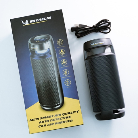 Máy Lọc Không Khí và Khử Mùi Ô Tô Xe Hơi Cao Cấp Michelin ML-19 (Hàng Chính Hãng)