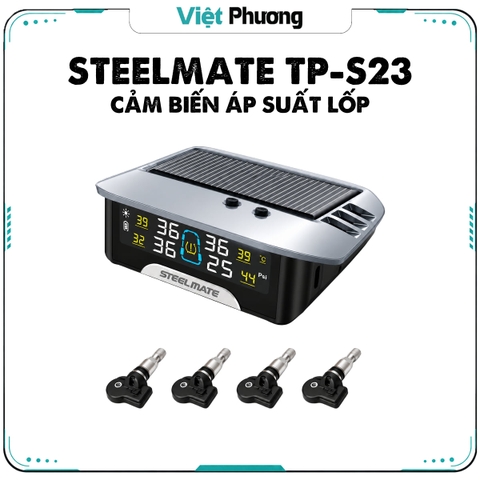 Cảm Biến Áp Suất Lốp Van Trong STEELMATE TP S23 PRO Cảnh Báo Giọng Nói Tiếng Việt (Chính Hãng)