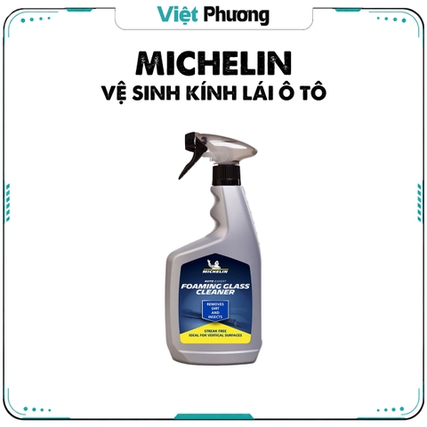 Dung Dịch Vệ Sinh Kính Lái Ô Tô Chuyên Dụng MICHELIN Foaming Glass Cleaner 31395 650ml (Hàng Chính Hãng)