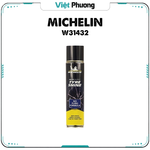 Chai Xịt Vệ Sinh Bảo Dưỡng và Làm Bóng Lốp Ô Tô Michelin W31432 Auto Expert Tyre Shine 520ml (hàng chính hãng)
