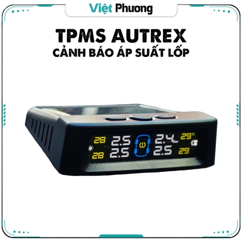 Cảm Biến Áp Suất Lốp AUTREX T12 Cảnh Báo Giọng Nói Tiếng Việt, Phiên Bản Mới Gắn Ngoài 2026