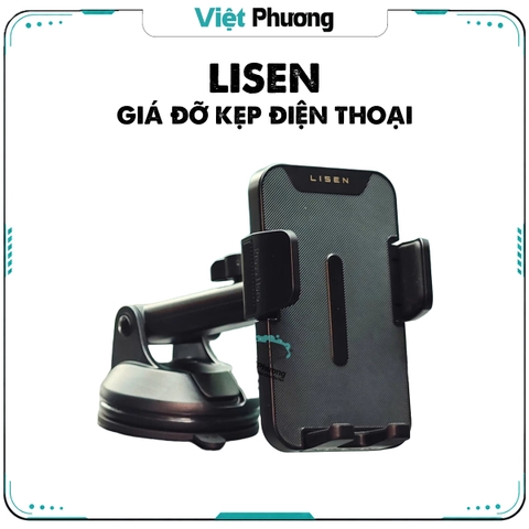 Giá Đỡ Kẹp Điện Thoại Ô Tô Thông Minh Cao Cấp LISEN Dán Taplo hoặc Kính Lái Xe Hơi (Mẫu Mới 2026)