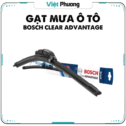 Gạt Mưa Ô Tô Bosch Clear Advantage Loại Thân Mềm Không Xương - HÀNG CHÍNH HÃNG