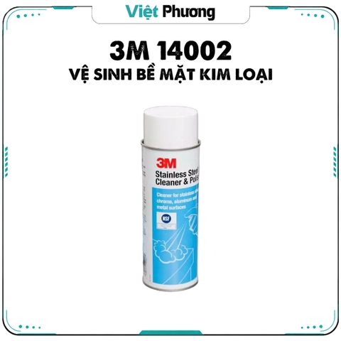 Chai Xịt Vệ Sinh Và Đánh Bóng Bề Mặt Kim Loại, Inox 3M Stainless Steel Cleaner & Polish 14002