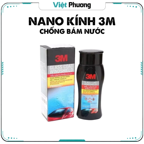 Dung Dịch Chống Bám Nước Kính Lái Xe Ô Tô 3M Glass Coat Windshield 3M 08889 LT 200ml
