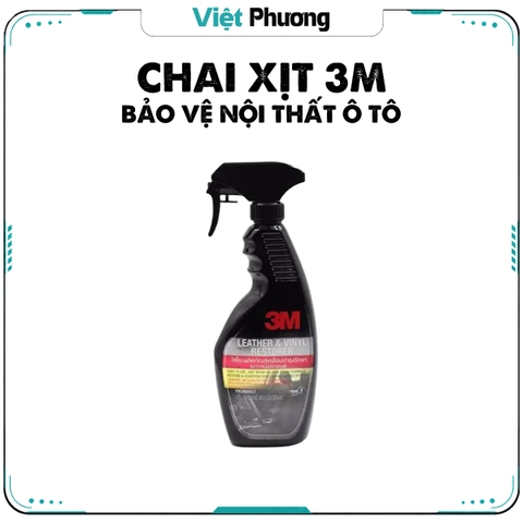 Chai Xịt Dưỡng Bóng và Bảo Vệ Nội Thất Ô Tô 3M Leather & Vinyl Cleaner/Restorer 39040LT 400ml - Nhập khẩu 3M TL