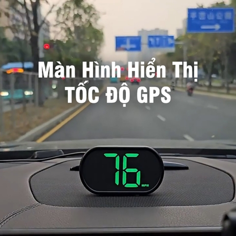 Màn Hình Hiển Thị Tốc Độ HUD X1 / X2 (GPS, nguồn USB) Dùng Cho Mọi Dòng Ô Tô Xe Hơi - Phiên Bản 2025
